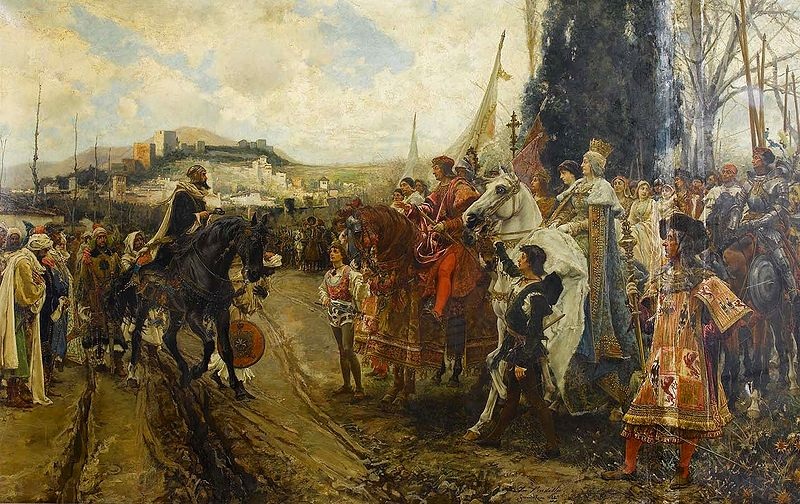 The capitulation of Granada, 1492 CE, January 2  (Francisco Pradilla Ortiz) (1848-1921)